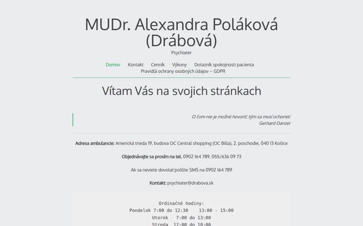 Snimka zaslona za drabova.sk