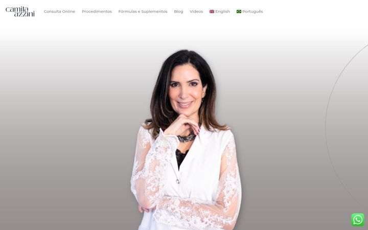 Screenshot of dracamilaazzini.com