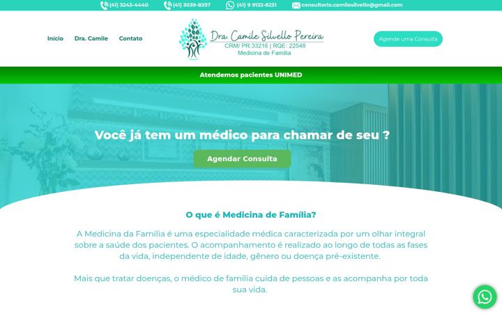Screenshot van dracamilesilvellopereira.com.br