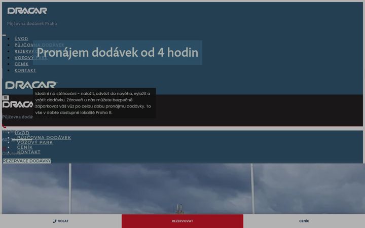 Screenshot di dracar.cz