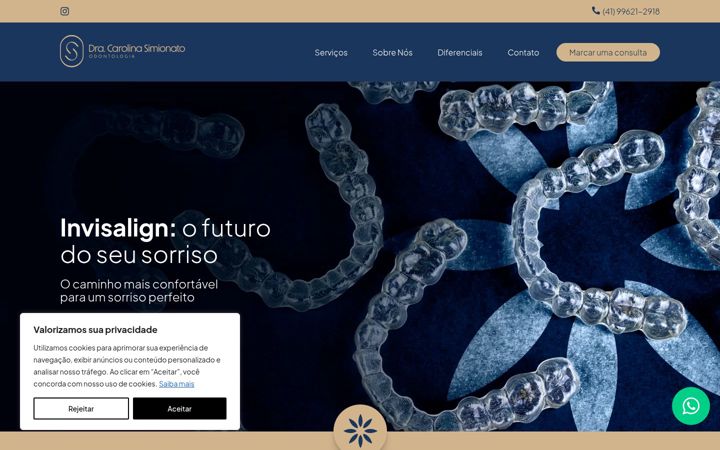 Screenshot van dracarolinasimionato.com.br
