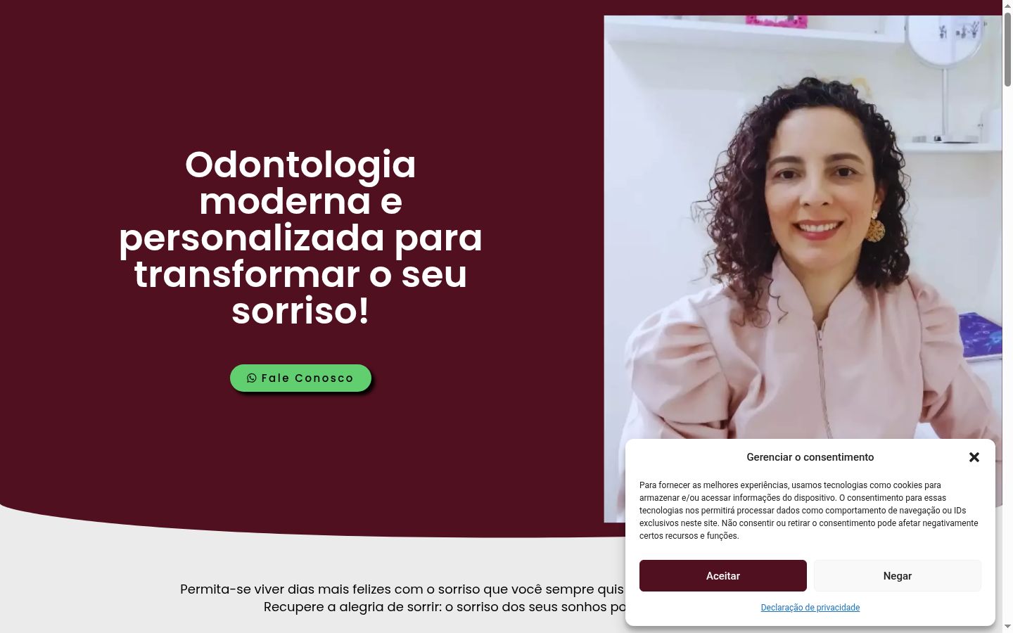 Screenshot van de toestemmingsbanner zoals getoond vóór enige interactie
