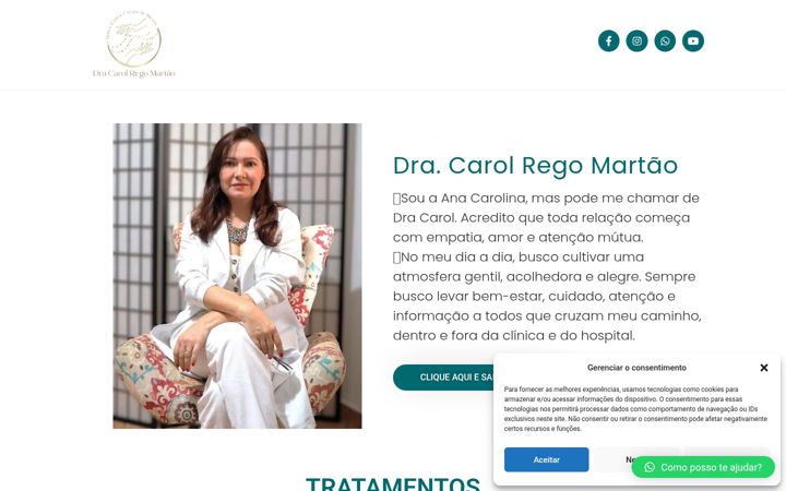 Screenshot van dracarolregomartao.com.br