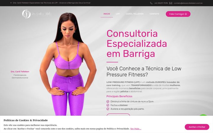 Screenshot van dracarolteleken.com.br