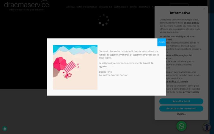 Screenshot of dracmaservice.it