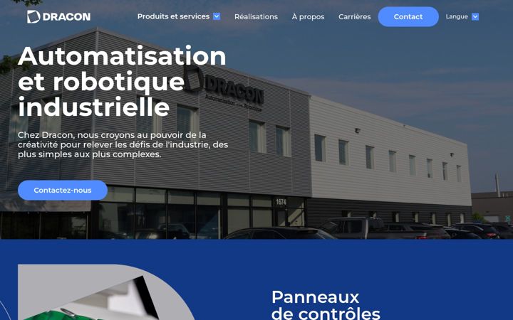 Captura de pantalla de dracon.qc.ca