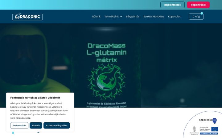 Screenshot of draconictechnology.com