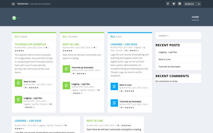 Screenshot of dracopoc.com