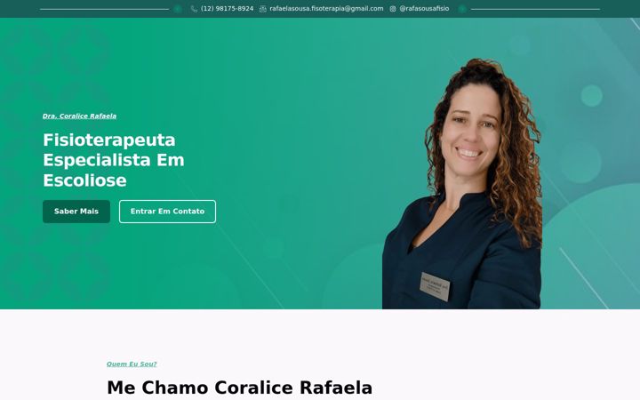 Capture d'écran de dracoralicerafaela.com.br