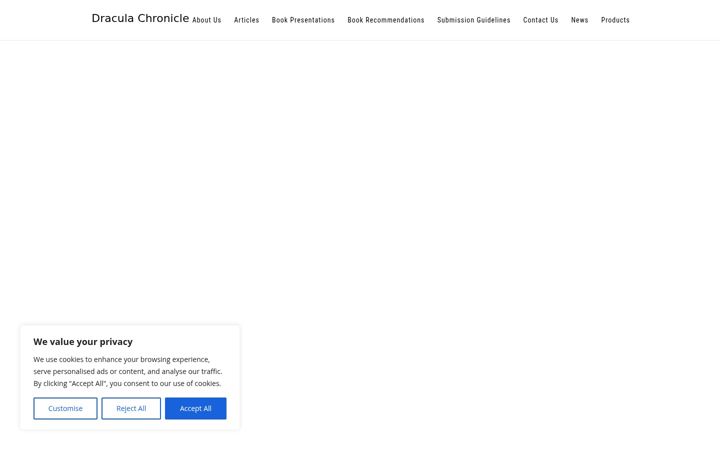 Screenshot of draculachronicle.com