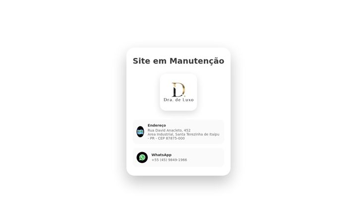 Capture d'écran de dradeluxojalecos.com.br