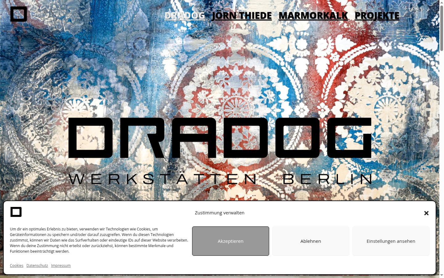 Screenshot tal-banner tal-kunsens muri qabel kwalunkwe interazzjoni