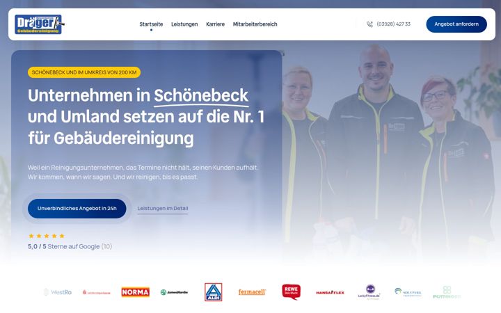 Screenshot of draegergmbh.de