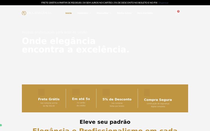 Skärmbild av draelegancia.com.br
