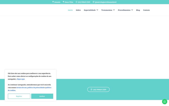 Skärmbild av draelielma.com.br