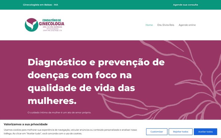 Skärmbild av draelvirabarbozareis.com.br
