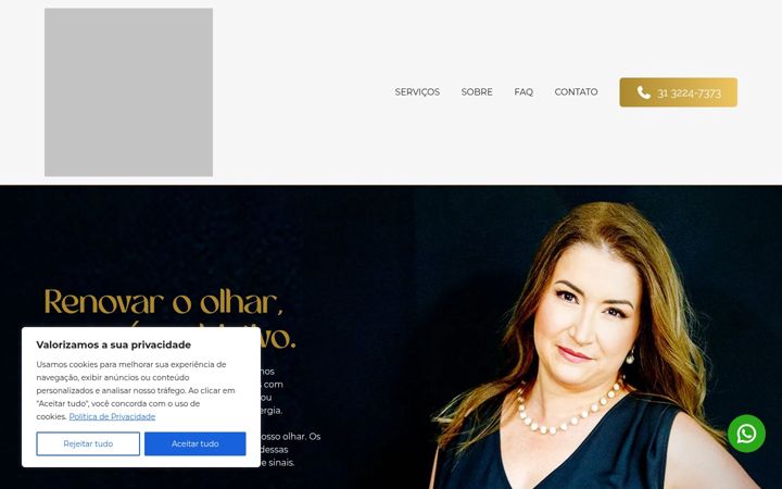 Capture d'écran de drafernandasantos.com.br