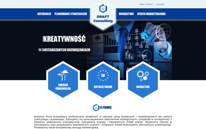 Screenshot ta' draftconsulting.pl