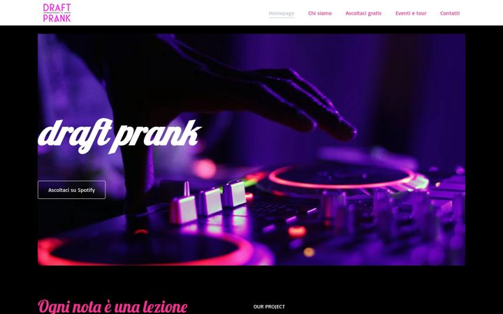 Screenshot of draftprank.it