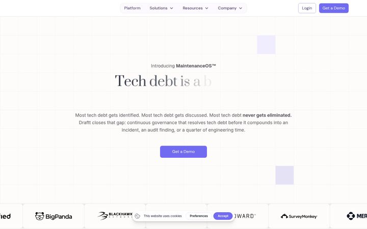 Skärmbild av draftt.io