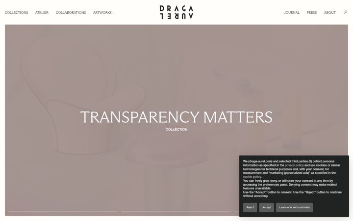 Screenshot of draga-aurel.it