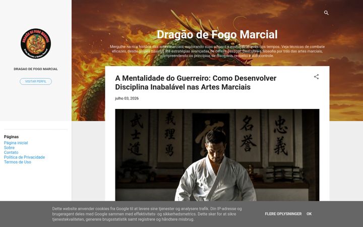 Capture d'écran de dragaodefogomarcial.com.br