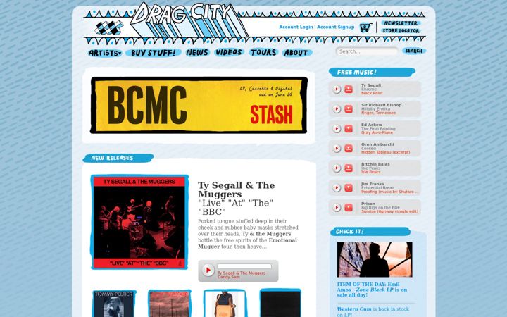 Screenshot of dragcity.com