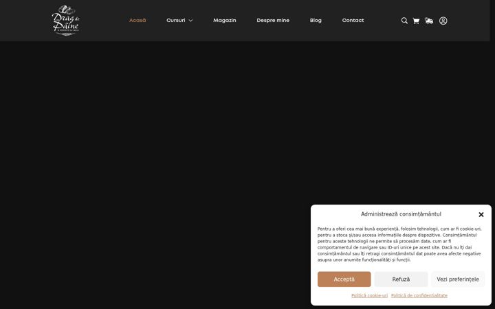 Screenshot of dragdepaine.ro