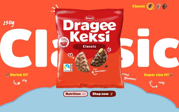 Screenshot of drageekeksi.com