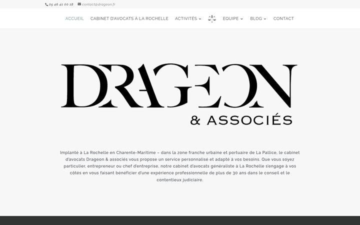 Screenshot of drageon-avocats.fr