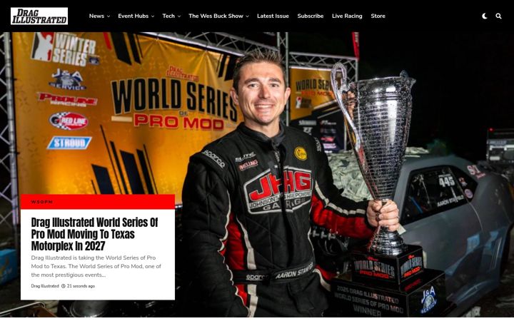 Screenshot of dragillustrated.com