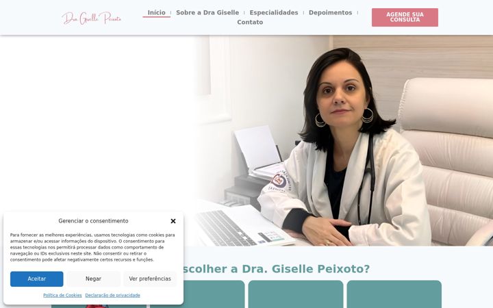 Ekrānuzņēmums no dragisellepeixoto.com.br