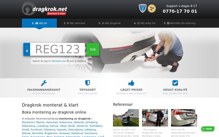 Screenshot of dragkrok.net