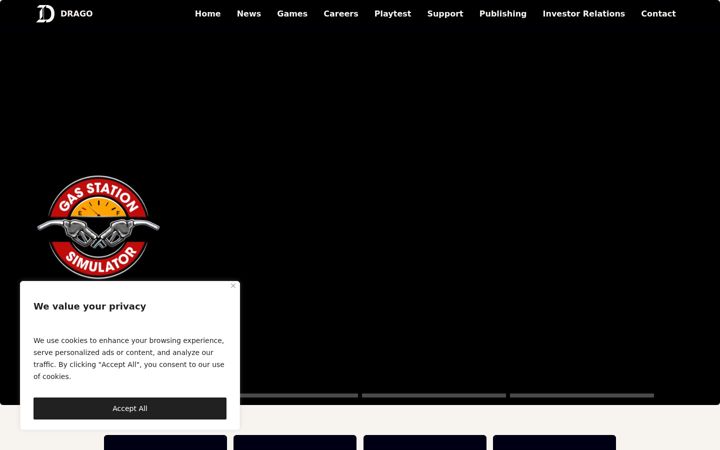 Screenshot of drago-entertainment.com