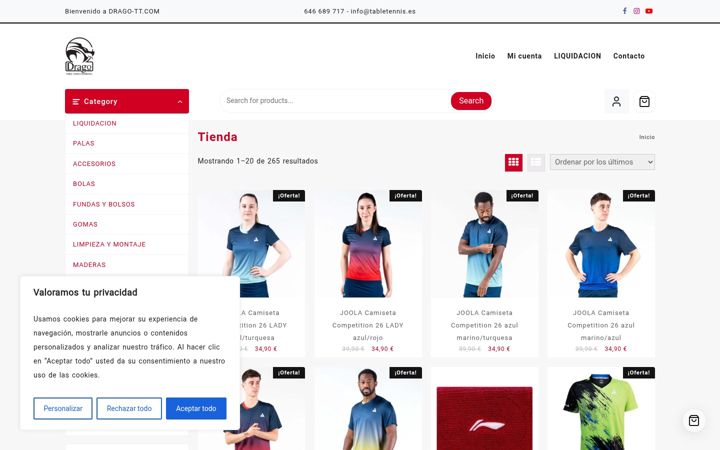 Screenshot of drago-tt.com