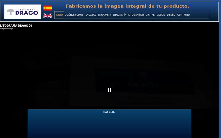 Screenshot of dragoencajas.com