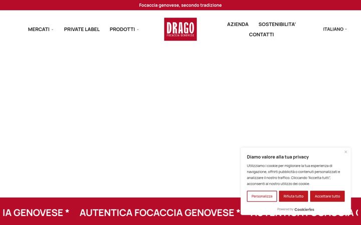 Screenshot of dragoforneria.it