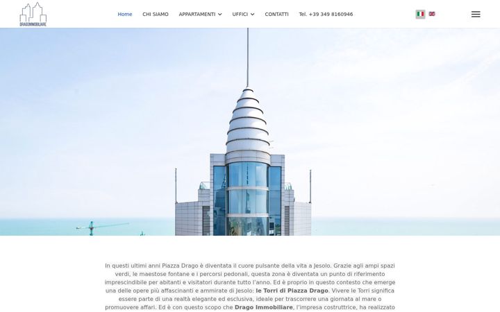 Screenshot of dragoimmobiliare.it