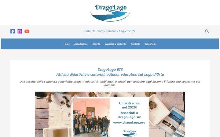 Captură de ecran a dragolago.org