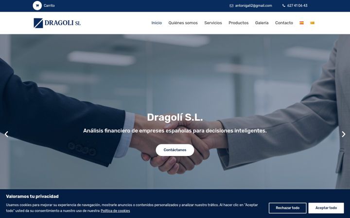Screenshot of dragoli.net