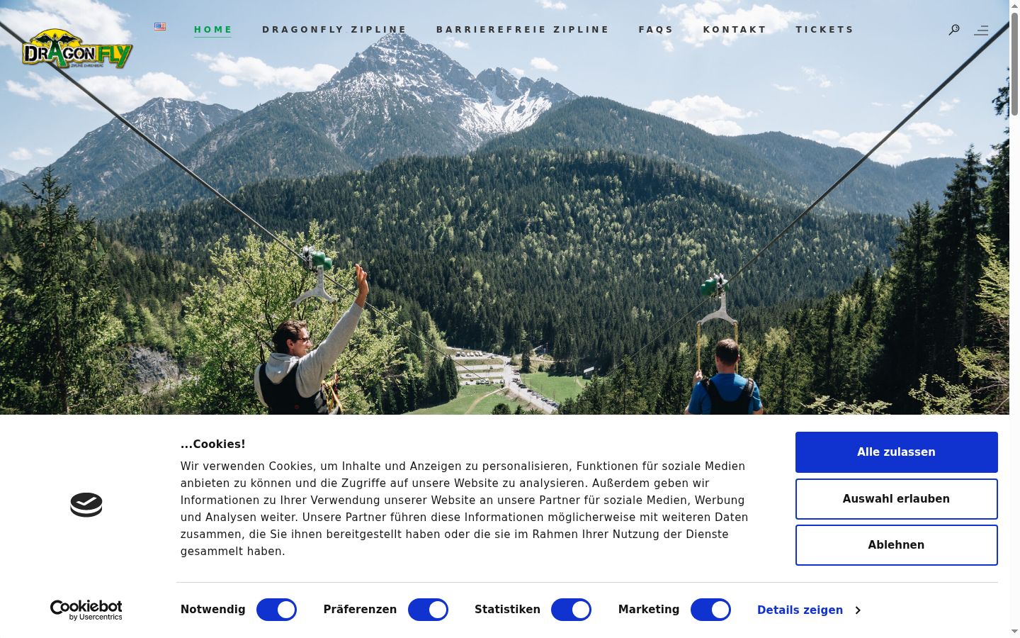 Screenshot tal-banner tal-kunsens muri qabel kwalunkwe interazzjoni