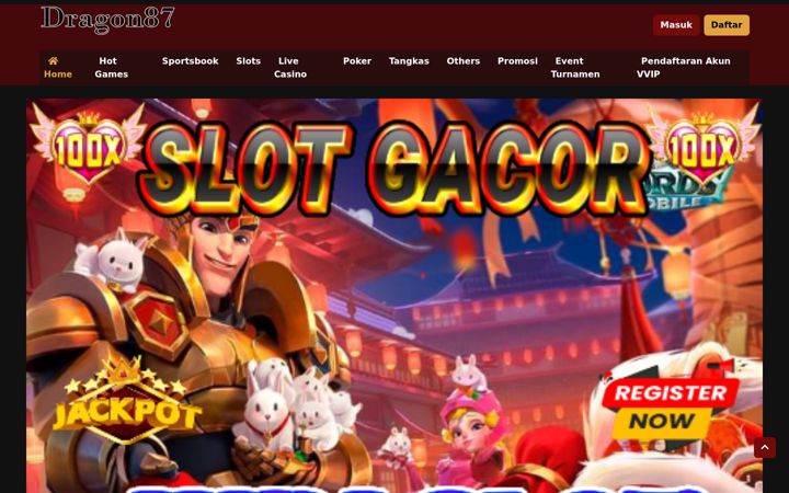 Screenshot of dragon87.com