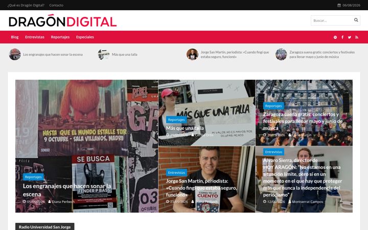 Skærmbillede af dragondigital.es