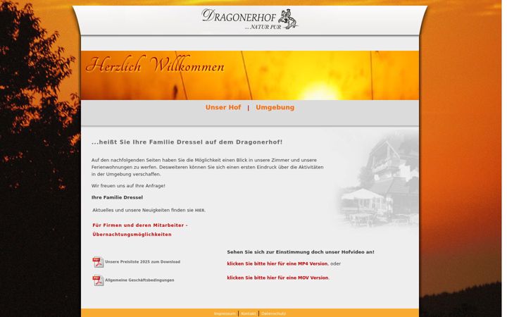 Screenshot of dragonerhof.de