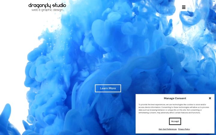 Screenshot of dragonfly-studio.net