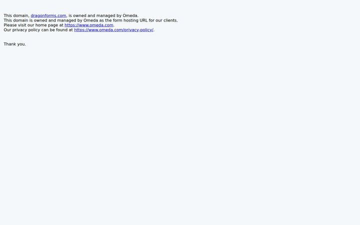Screenshot of dragonforms.com
