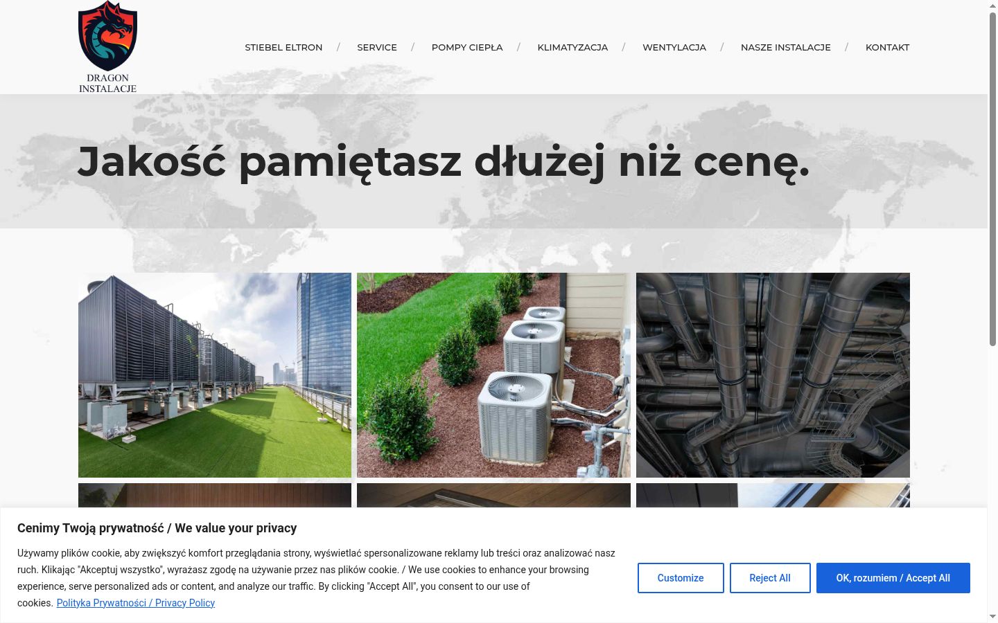 Screenshot tal-banner tal-kunsens muri qabel kwalunkwe interazzjoni