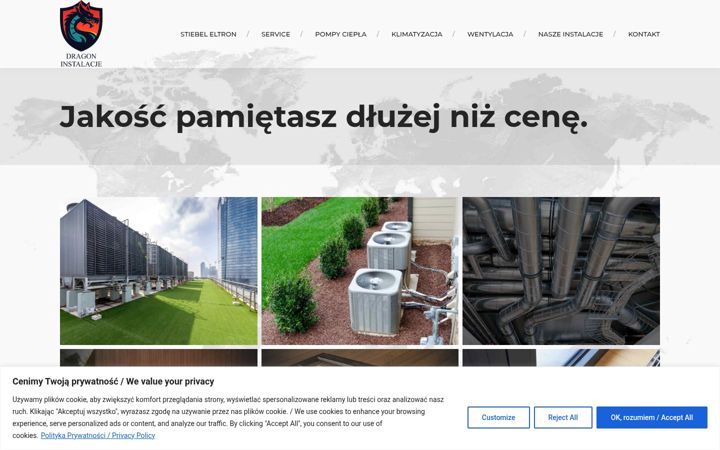 Screenshot ta' dragoninstalacje.pl