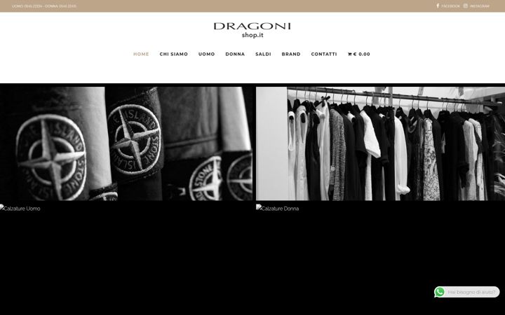 Screenshot of dragonishop.it