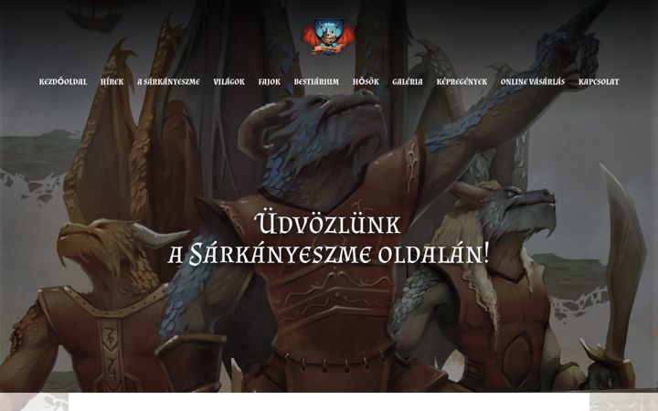 Ekrānuzņēmums no dragonmind.hu